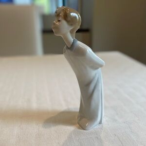 Lladro Boy Blowing Kiss